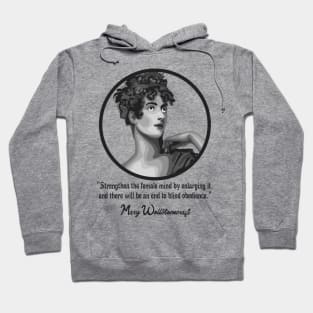 Mary Wollstonecraft Portrait and Quote Hoodie